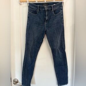 women’s LUCKY BRAND skinny jeans BRIDGETTE SKINNY dark denim high waist sz 6/28